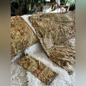 Pottery Barn 100% organic cotton KING duvet cover & 2 standard pillow shams